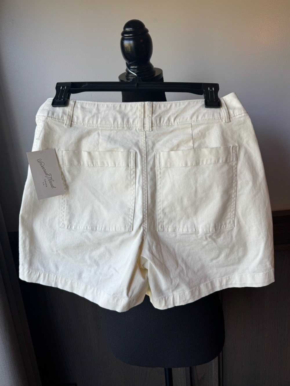Universal Thread Cream Cotton Utility Shorts NWT 2 - Picture 2 of 5